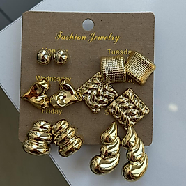 Gold Set Küpe