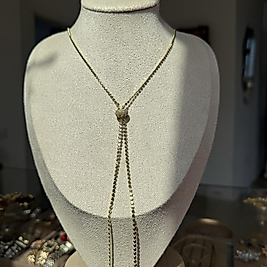 Full Taşlı Yuvarlak Taşlı Charm Kolye