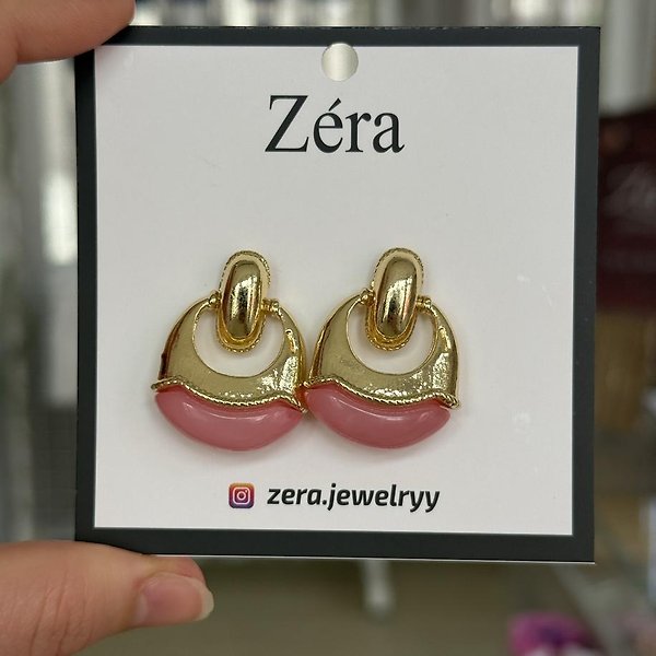 Pembe Gold Küpe