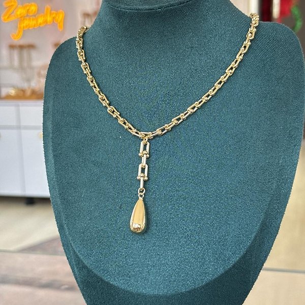 14K Tiffany Model Y Kolye