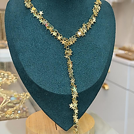 70 CM Yıldız Pul Kolye