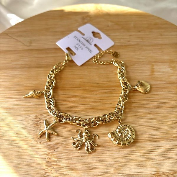 Deniz Kabuğu Charm Bileklik