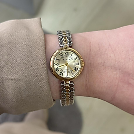 Vintage Petek Kordon Silver Gold Saat