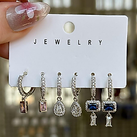 Silver Küpe Set