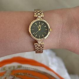 Yeşil Ekran Gold Saat