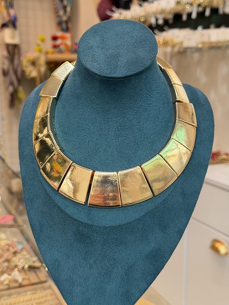 Gold Plaka Kolye