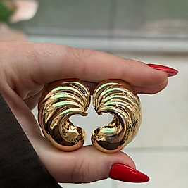 Gold Küpe
