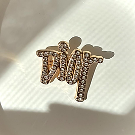 Marka Taşlı Mini Broş
