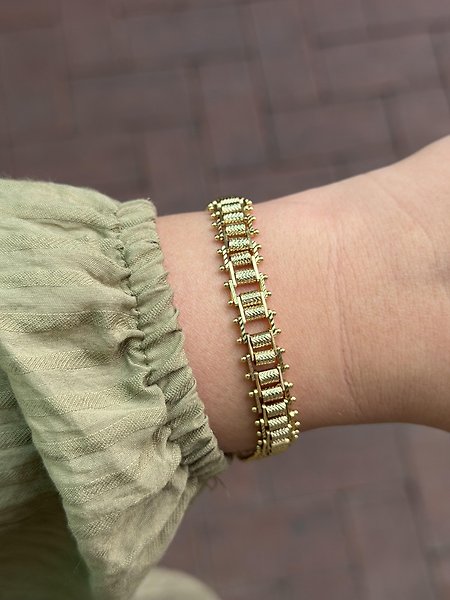 Kuyum Hasır Model 14K Bileklik