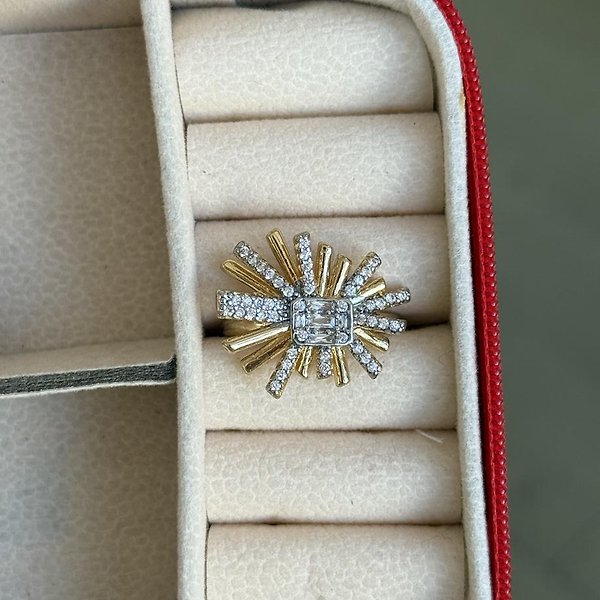 Silver-Gold Yüzük