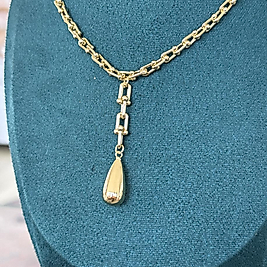 14K Tiffany Model Y Kolye